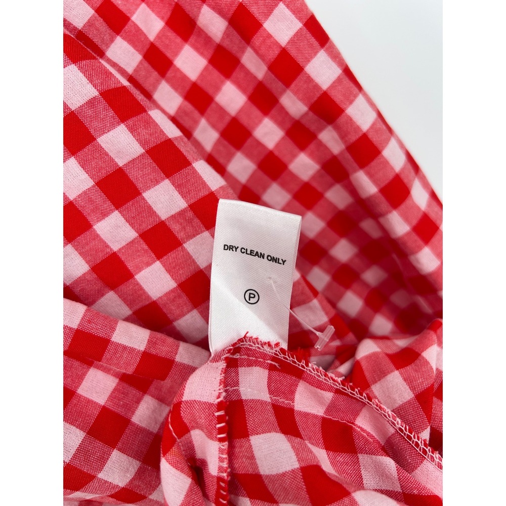 Hunter Bell NYC Carlyle Dress Red White Gingham Checks Mini XS - Picture 6 of 8